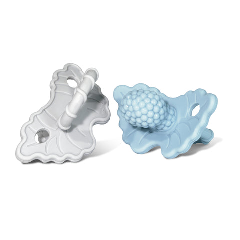 RaZberry Teether 2PK - Blue & Grey
