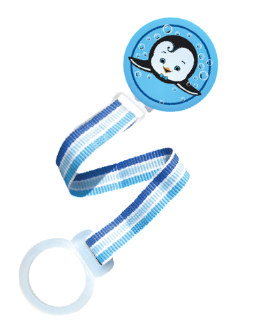 keep-it-kleen Pacifier Holder Ethan Penguin