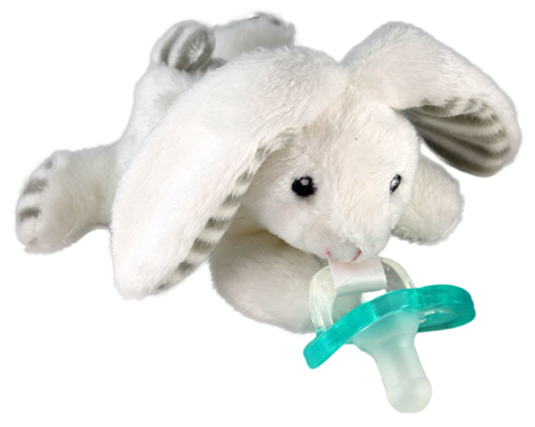 RaZbuddy Paci/Teether Holder - Coco Bunny